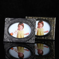 Creative Desktop Picture Frame Ornaments European Style 3D Carving Resin Baby Wedding Photo Frame Hpme Decor Friend Gifts