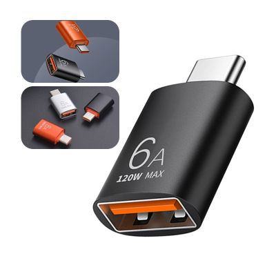 6A USB 3.0 To Type-C อะแดปเตอร์ข้อมูล Type C OTG USB C USB ตัวผู้ USB แปลงสำหรับ Macbook ตัวเมีย Xiaomi Samsung ขั้วต่อ OTG S20