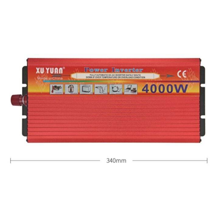 อินเวอเตอร์-3000w-4000w-car-power-inverter-3000-w-auto-car-เครื่องแปลงไฟ-usb-dc-24v-to-ac-220-v-50hz-ที่ชาร์จแบตในรถและอินเวอเตอร์-ร้านค้าไทย-เสียเปลี่ยนใหม