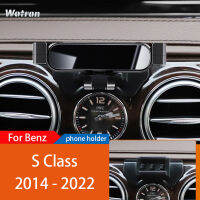 ที่วางศัพท์มือถือในรถยนต์สำหรับ Benz S Class W222 W223 2014-2022หมุนได้360องศา GPS อุปกรณ์เสริมรองรับเมาท์พิเศษ