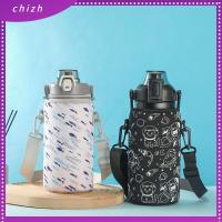 CHIZH สากลสากลสากล อุปกรณ์ตั้งแคมป์กีฬา พร้อมสายรัด สำหรับ1300/1700ml ปลอกถ้วยสุญญากาศ ฝาครอบขวดน้ำ ถ้วยแขนเสื้อ เคสขวดน้ำ