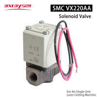 Asal SMC วาล์วน้ำ VX220AA 24V 220V 14 "BSP Direct 2 Way Post สำหรับ Udara Satu ชิ้นส่วนเครื่องมือตัด