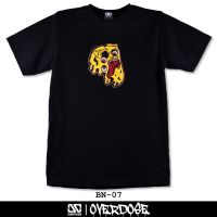 Overdose T-shirt เสื้อยืดคอกลม สีดำ รหัส BN-07(โอเวอโดส)