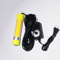 Dimmable AC110-240V DC12V24V COB LEDs Underwater Led Fishing net light attracting fishing light