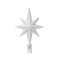 Christmas Tree Top Star Three-Dimensional Eight-Pointed Star Ornament Unique Glittering Suitable For Most Christmas Tree Styles