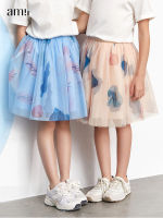 Amii Kids 3-16 Years Skirts for Girls 2022 A-line Mini Skirts Summer Children Cute Skirts Teens Clothes