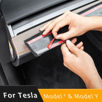 Tesla Model 3 2017-2021 Dashboard Cover Carbon Fibre ABS Interior Accessories Model Y Car Center Console Trim Panel Stickers