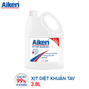 MỚI Nước diệt khuẩn tay Aiken 3.8L