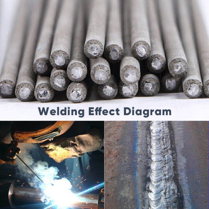 Mitsushi 50pcs 2.5mm/3.2mm Electrode Stainless Steel Welding Rod for Welding Machine/Welding