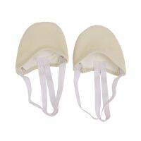 Canvas Half Ballet Dance Soles Pirouette Shoes(beige L)