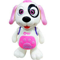 DMTOY ตุ๊กตา ตุ๊กตาหมาเต้นได้ มีเสียง มีไฟ Dog Funny 8811-30