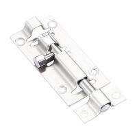 3 Inch Stainless Steel Thickened Door Latch Simple installation for Bedroom / Kitchen / living room with Screws Door Hardware Locks Metal film resista