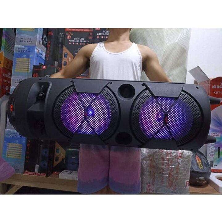 32INCH BIGGEST BLUETOOTH SPEAKER KARAOKE FMTUNER WIRELESS MIC AND