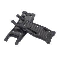 คาร์บอนไฟเบอร์ด้านหน้าและด้านหลัง Suspension Arm Protector แผ่นเกราะสำหรับ18 Sledge RC รถอะไหล่อัพเกรด