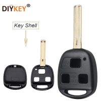 [A Car Home] DIYKEY 3ปุ่มเปลี่ยนรีโมทคอนโทรลรถ Key Shell Case Fob สำหรับ Lexus RX330 RX350 RX400h RX450h HYQ12BBT