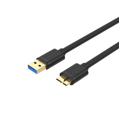 Unitek USB3.0 Type-A(M) to Micro-B(M) Cable 0.3M.(รับประกัน 2ปีเก็บกล่อง)