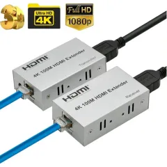 MiraBox HDMI Extender over TCP IP 80m/100m/120m HDMI Extensor over