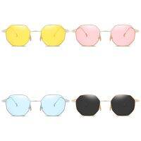 CREEK Unisex Octagonal Sunglasses/Frame for Men &amp; Women - Black/Pink/Yellow/Blue Combo, Pack of 4, Free Size