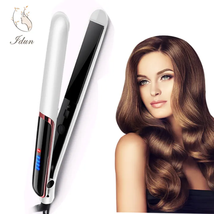 Idun 220v Flat Iron Hair Iron Straightener Anion Mini Hair Curler