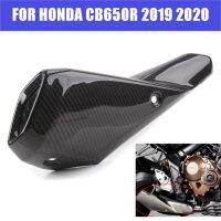 For Honda CB650R 2019 2020 Carbon Fiber Exhaust Pipe Muffler Cover Heat Shield Guard Protector Motorcycle Decoration Accessories