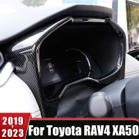 ABS Dashboard จอแสดงผลตกแต่งกรอบสติกเกอร์สำหรับ Toyota RAV4 XA50 2019 2020 2021 2022 2023 RAV 4รถอุปกรณ์เสริม