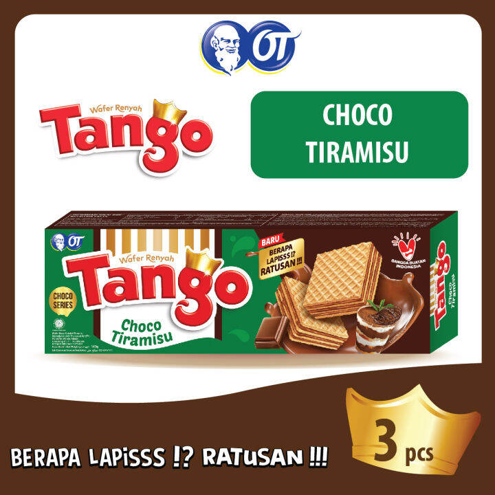 Wafer Tango Choco Tiramisu 133gr Isi 3pcs Lazada Indonesia