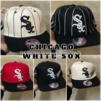 ☸ MLB snapback cap chicago white sox stripe vintage snap back