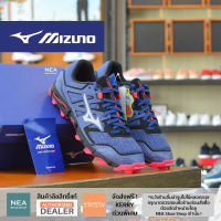 [ลิขสิทธิ์แท้] Mizuno Wave Hayate 6 Trail Running - Blue/Pink [W] NEA รองเท้าวิ่ง เทรล มิตซูโน่