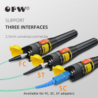 Visual Fault Locator 30MW20MW10MW เครื่องทดสอบสายเคเบิลไฟเบอร์ออปติก Fcscst Connector ปากกาแสงเลเซอร์สีแดงประเภท VFL Ofw.