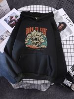 Burn To Surf Even Facing Dead Printed Womens Hoodies Fashion Loose Hoody Casual Fleece Sweatshirt Harajuku Trendy Sportswear Size Xxs-4Xl