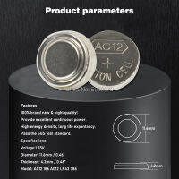 10-20ชิ้น1.55โวลต์ Ag12อัลคาไลน์ปุ่มเหรียญเซลล์แบตเตอรี่ SR43W R43 SR1142 SB-B8 LR43 D386 260 S1142E GP386 SG12 LR1144