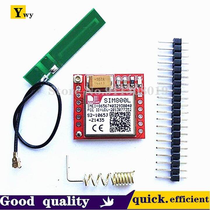 Sim800l Gprs Gsm Module Micro Sim Card Core Quad Band Ttl Serial Port 