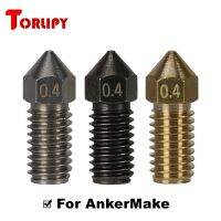 【CC】▬№  Torlipy AnkerMake Nozzle Hardened 0.4mm Threaded Printer Nozzles 17mm length 10mm thread