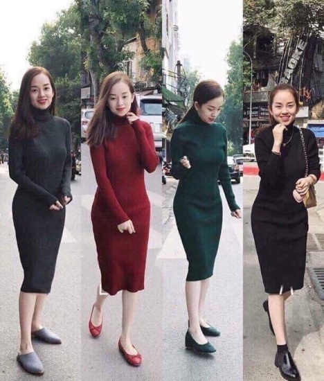 Đầm Body Đỏ Sexy Váy Body Dáng Dài noel - Đầm, váy nữ | ThờiTrangNữ.vn