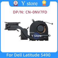 Y Store New For Dell Latitude 5480 E5480 5490 E5490 Laptop/Notebook CPU Cooling Radiator Heatsink amp;Fan 0NV7FD NV7FD AT1SD004ZAL