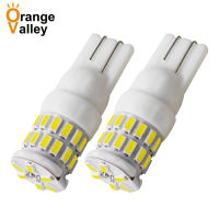 100PCS T10 W5W LED 194 168 Ceramic Car Interior Lights Wedge Door Instrument Side Bulb Plate Light Auto Lamp DC 12V