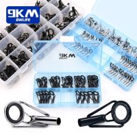 ETXFishing Rod Guide Tip Repair Kit Set 24~230Pcs Rod Building Guide Stainless Steel Ceramic Ring Saltwater Freshwater Fishing Box