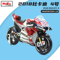 2018 โมเดลทีม Ducati Honda โมเดลแข่งรถจักรยานยนต์จำลอง ของตกแต่งโมเดลรถ Meritor