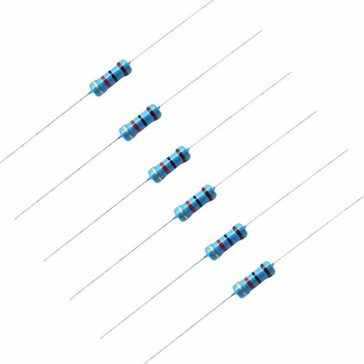 50pcs 47 ohm Ω 47R 47E 1/2W 0.5W +/-1% Metal Film Resistor | Lazada PH