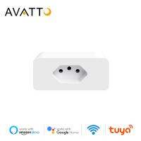 [HOT GELLXKOWOIGHIO 527] AVATTO Tuya WiFi Smart Plug 16A บราซิลมาตรฐาน Smart Life APP รีโมทสมาร์ทซ็อกเก็ตเสียงทำงานสำหรับ Google Home Alexa Echo