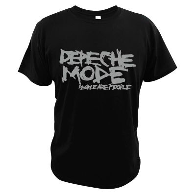 Depeche-Modeคนคนเสื้อยืดภาษาอังกฤษอิเล็กทรอนิกส์วงดนตรีTeeสบายๆฤดูร้อน 100% Cotton Essential TOP EUขนาด