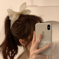 French retro banana clip vertical clip ergonomic bow headwear temperament small fresh elastic horizontal clip