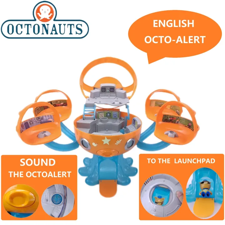 The Octonauts Octopod Adventure Playset English Octo-alert Sounds Lights  Toys Barnacles Kwazii Action Figure Doll Kids Gift | Lazada PH