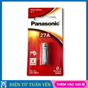 Pin A27 Panasonic LRV08 12V dùng remote ô tô , cửa cuốn vỉ 1 viên - Hàng