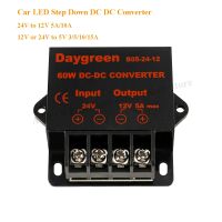 Car LED Step Down DC DC Converter 24V to 12V 5A 10A or 12V/24V to 5V 3A 5A 10A 15A Voltage Regulator Reducer Power Buck Module