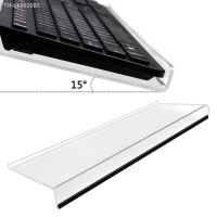 ♦◙✵ Advanced Tilt Computer Keyboard Rack for Office Acrylic Keyboard Bracket High Transparency Practical Plastic Bracket