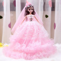 Adollya 30cm Wedding Princess BJD Doll Toys for Girls BJD Jointed Doll Swivel Doll