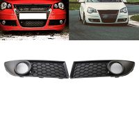 POSSBAY Car Fog Light Lamp Cover Bumper Grille for VW Polo MK4 9N3 2005/2006/2007/2008/2009 Facelift Coche Auto Exterior Parts