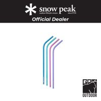 Snow Peak Titanium Straw 2-Piece Set (Limited FES-2022) หลอด