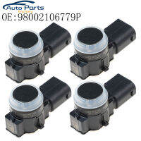 4PCS ใหม่ย้อนกลับเรดาร์ที่จอดรถระยะทางควบคุมสำหรับ Peugeot Citroen 98002106779P 0263013720